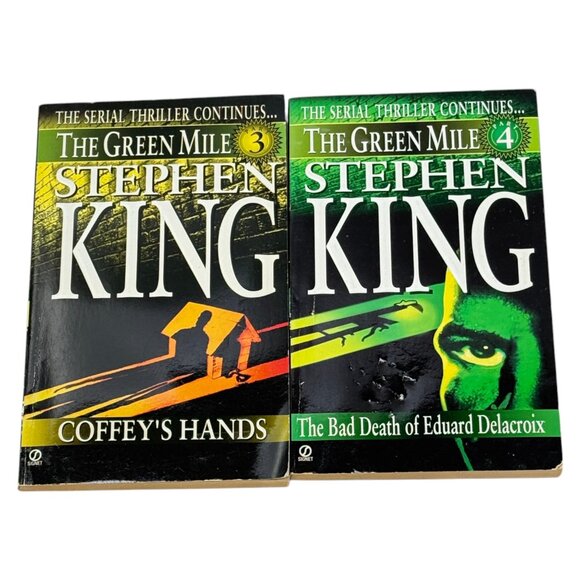 The Green Mile Lot 6 Book PB Serial Thriller Stephen King Complete 1 to 6 - Picture 3 of 15
